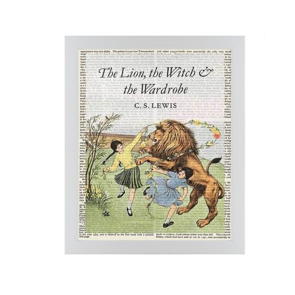 The Lion, the Witch, & the Wardrobe Book Cover Print - Picture 3 of 3